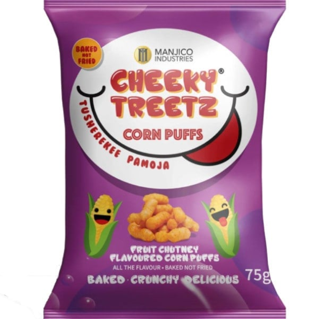 CHEEKY TREETZ FRUIT CHUTNEY PUFF 75G